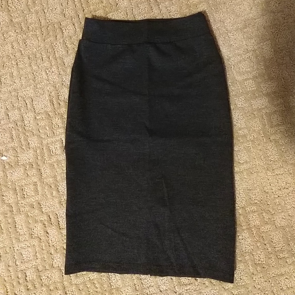 Dark grey pencil skirt XS